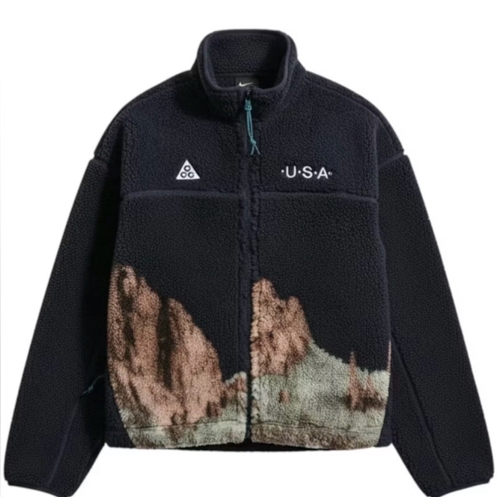 Nike ACG USA Men's Therma-FIT ADV Windproof Full-Zip Fleece jacket